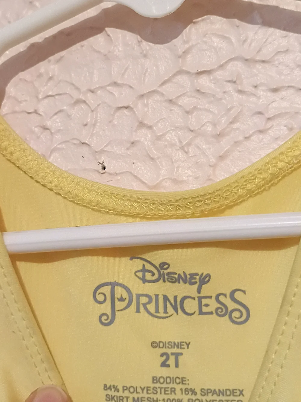Disney Yellow Belle Tulle Princess Dress Costume